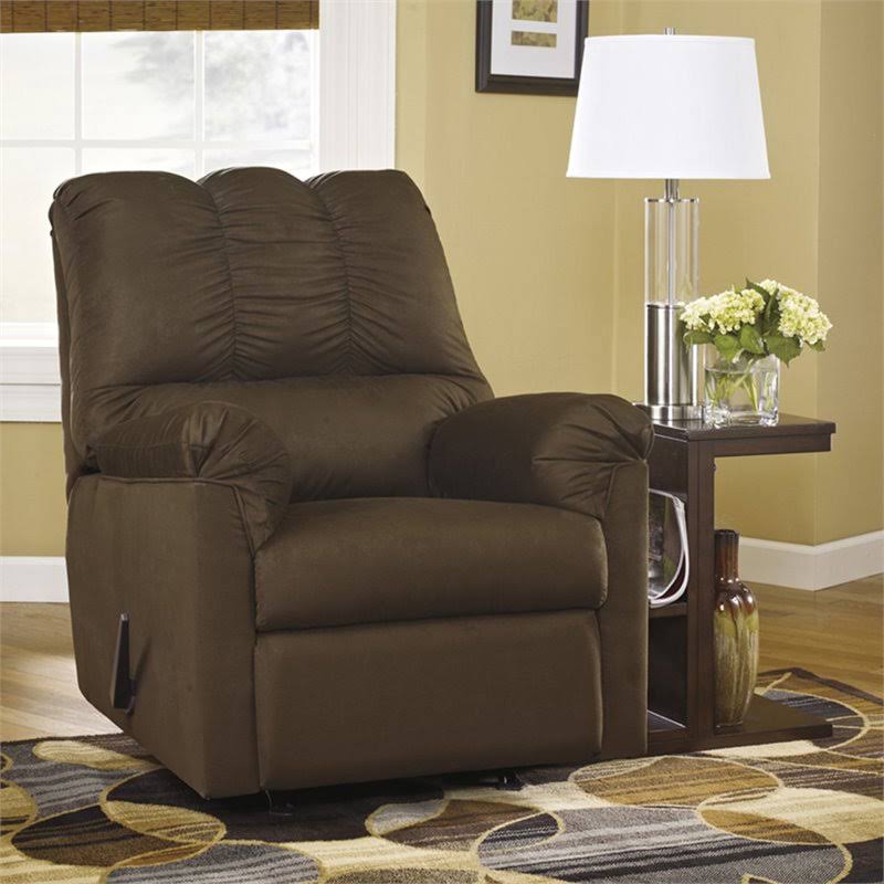 Darcy Rocker Recliner in Cafe Signature Design by Ashley Furniture