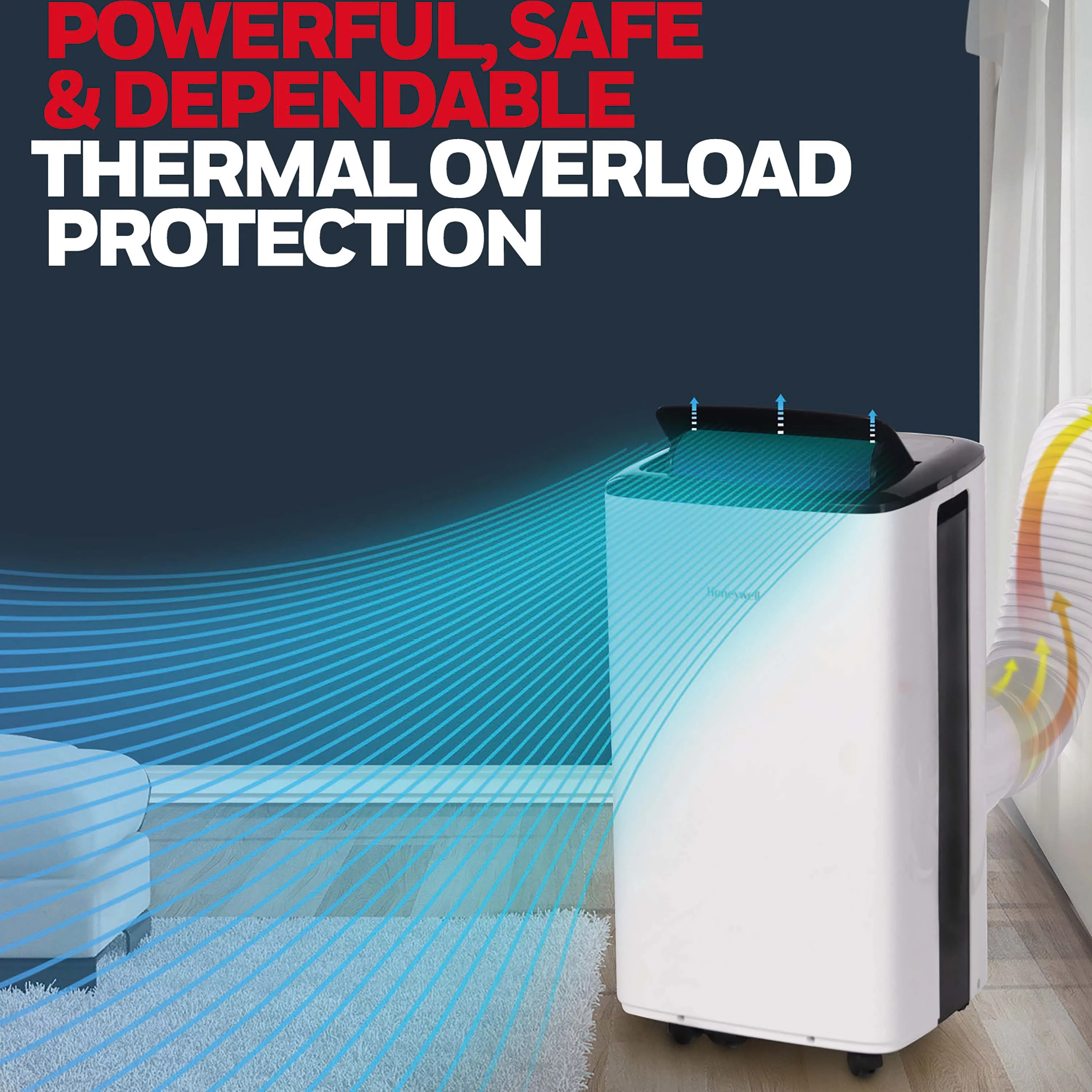 Honeywell 8,000 BTU Portable Air Conditioner with Dehumidifier & Fan