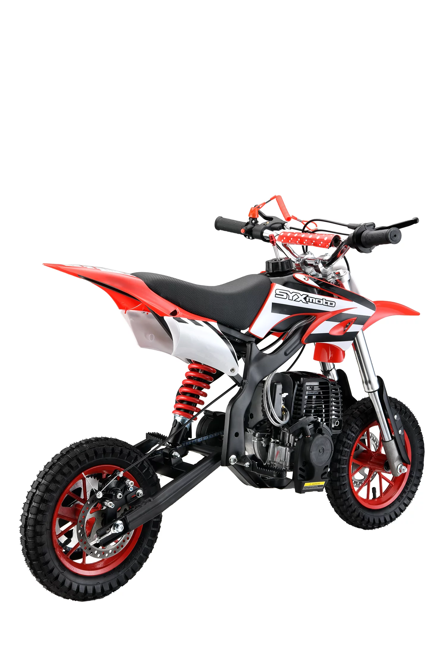 SYX MOTO MT-2 Gas Power 40cc 4 Stroke Kids Dirt Bike, Pull Start, Red, Brand New - Curated Treasures Market