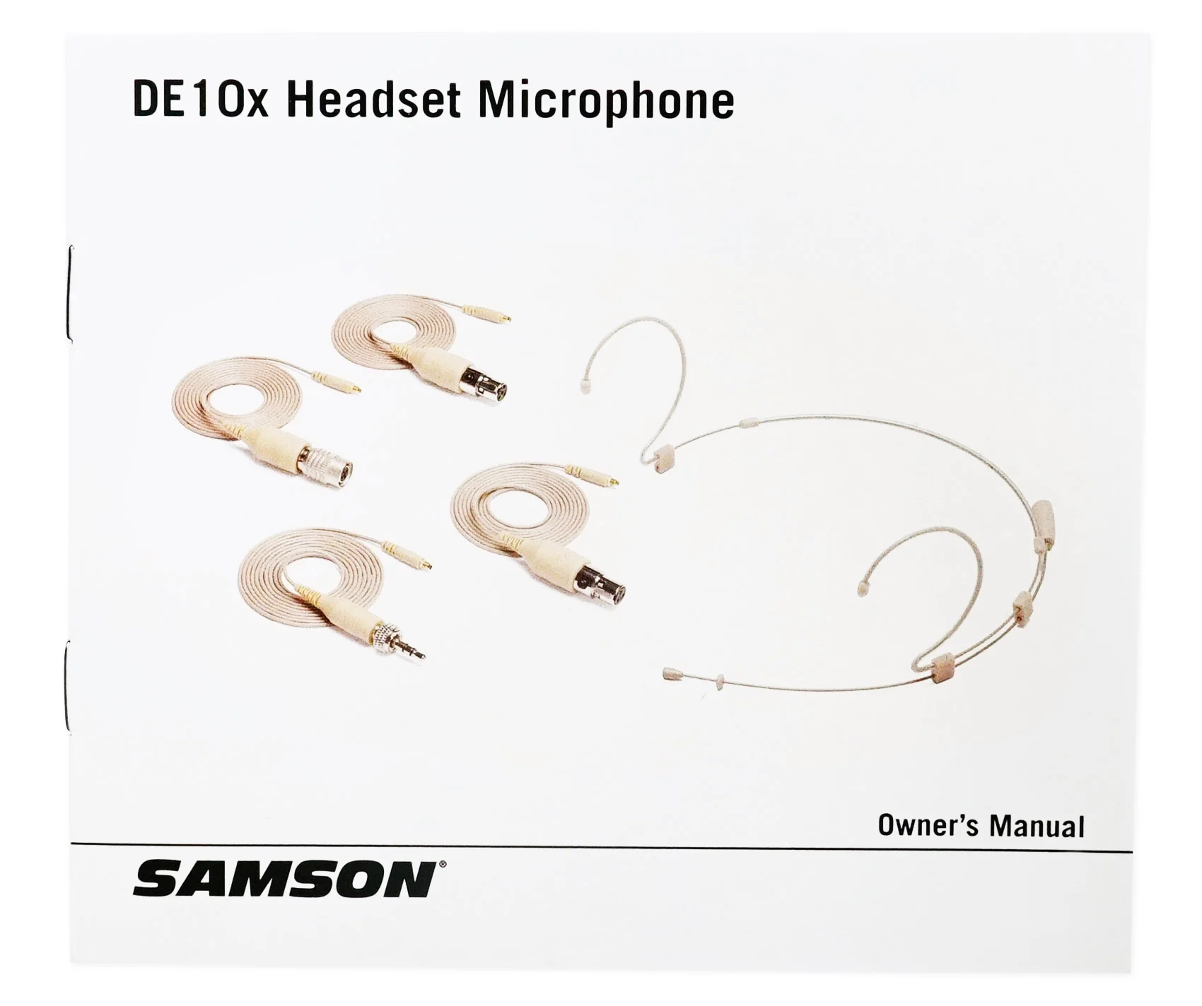 Samson DE10X Headset Mic For AUDIO TECHNICA ATW-T210A Bodypack Transmitter