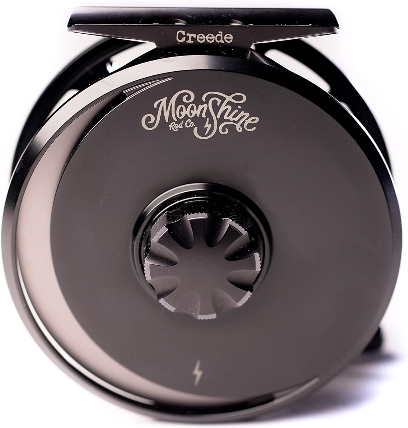 Moonshine Rod Co. The Creede Fly Fishing Reel, Fully Machined 6061 Forged Aluminum, Large Arbor, Fully Sealed Carbon Fiber Disc Drag
