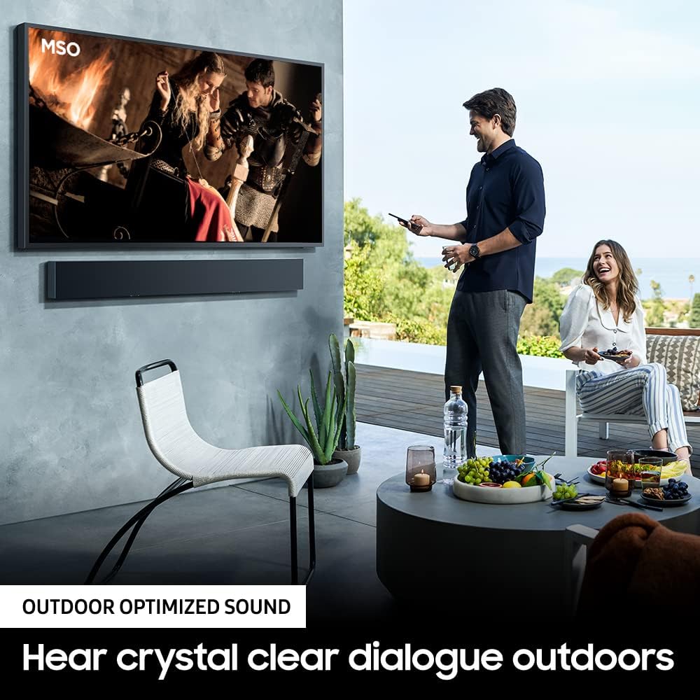 SAMSUNG HW-LST70T 3.0 Channel The Terrace Soundbar with Dolby 5.1 Ch and Optimized Sound with an Additional 1 Year Coverage by Epic Protect (2022)