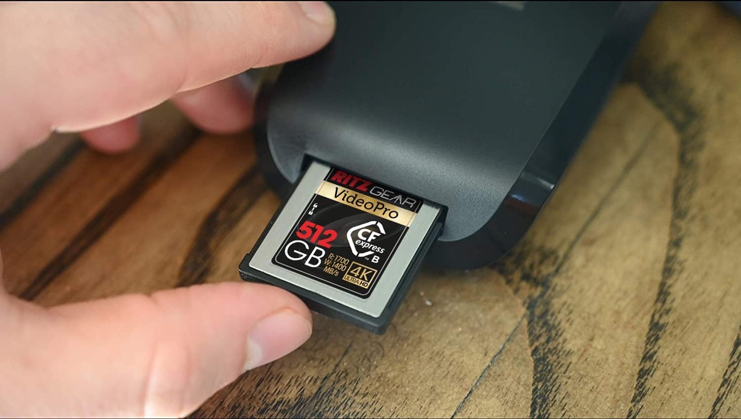 Video Pro CFExpress Type B 256GB Card (1700/1100 R/W) Plus SD Card UHS-II 256GB SDXC Memory Card U3 V60 (R 265mb/s 120mb/s Write)