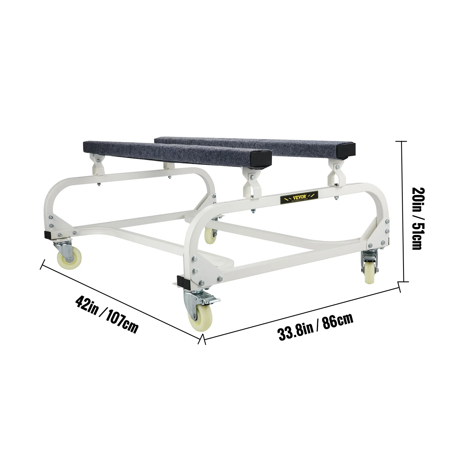 BENTISM Watercraft PWC Dolly Jet Ski Stand Storage Cart 1000 LBS Capacity Trailer