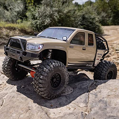 Axial RC Crawler 1/6 SCX6 Trail Honcho 4 Wheel Drive RTR (Transmitter and Receiver Included, Battery and Charger Not Included), Sand, AXI05001T2, Trucks Electric