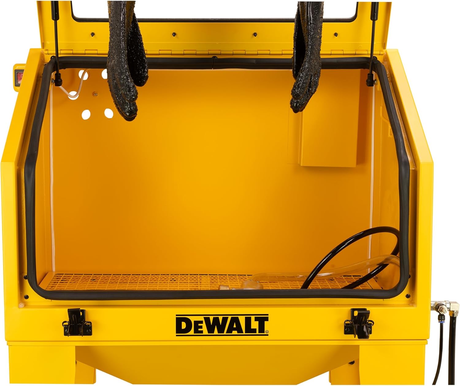 DEWALT Abrasive Blast Cabinet, Modular Standalone or Benchtop Sand Blasting Cabinet 20 CFM @ 90 PSI, Max Pressure 125 PSI (DXCM009-0370)