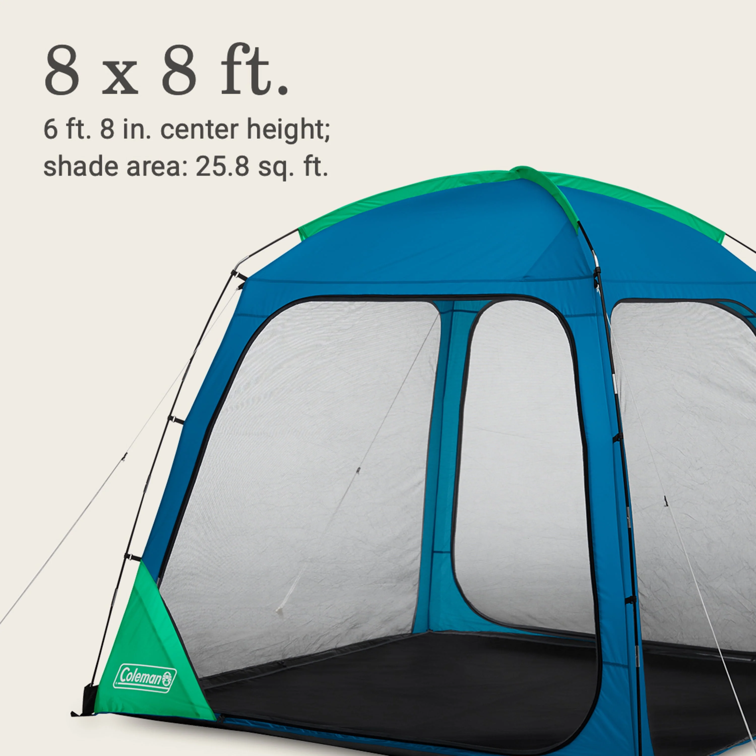 Coleman Skyshade 8 x 8 Screen Dome Tent