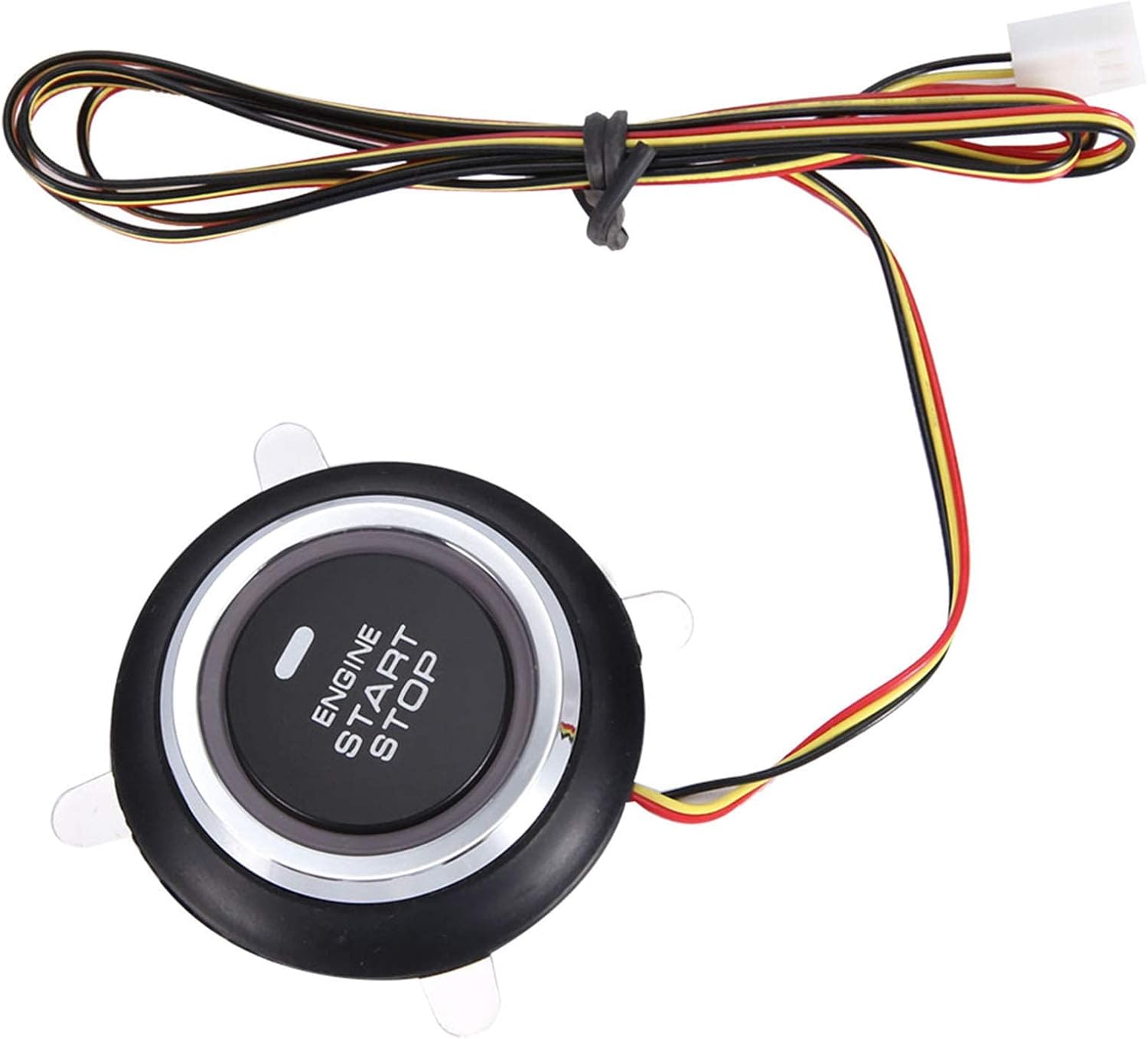 Car Keyless Entry Remote Starter PKE Push to Start Antitheft Alarm System 12V Car Keyless Go Push Button Engine Start/Stop Pack of 2