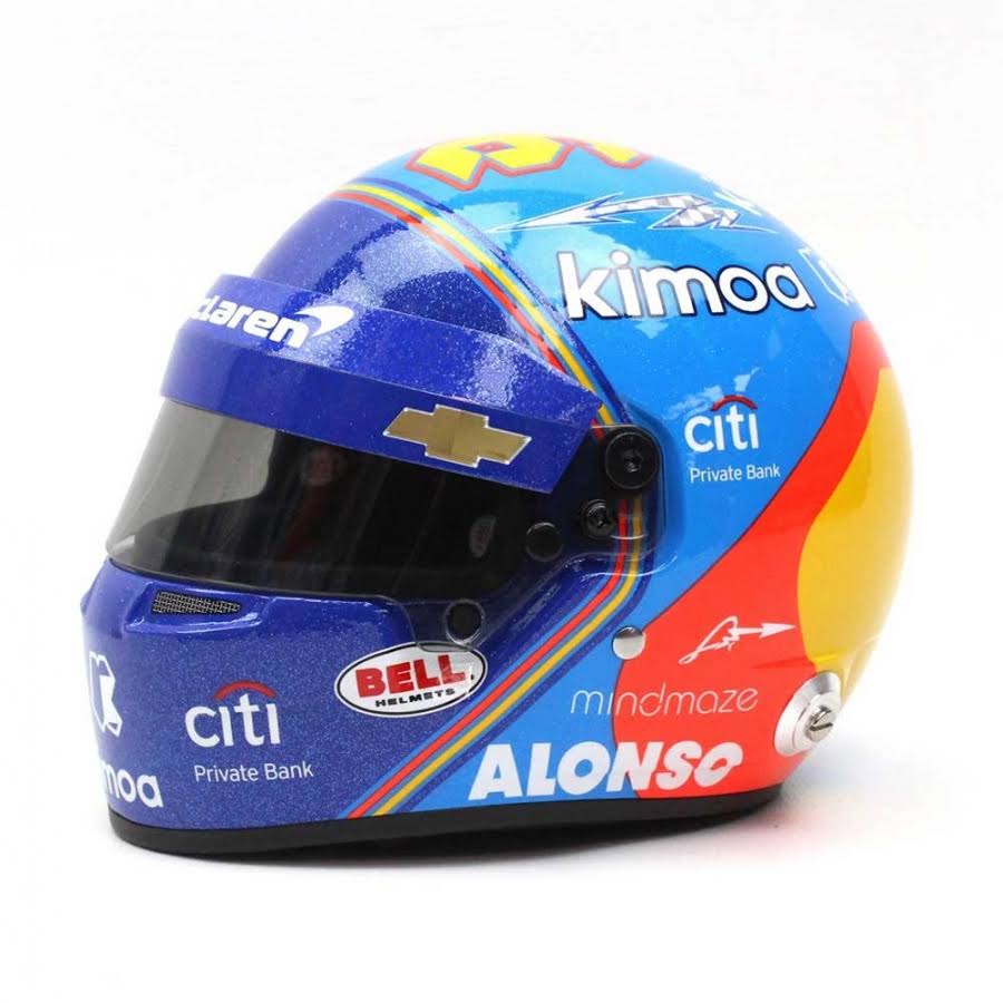 2019 Fernando Alonso McLaren Indy 500 Replica 1:2 Scale Helmet