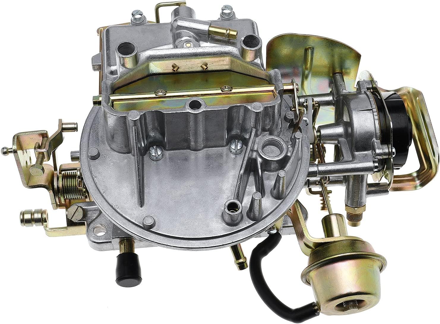 Shunevade 2 Barrel Carburetor 2100 2150 Carburetor for Ford 289 302 351, and for Cu Jeep F150 F250 F350 with Electric Choke Gasket 2100 Carburetor