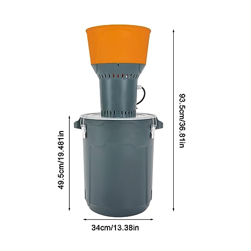 Corn Grinder Electric Mill, 15.8 Gallons Dry Grain Mill Grinder Electric, Grain Grinder Mill, Cereals Grinder, Farm Home Wheat Grinder for Spice Rice Coffee Feed Flour, 6 Sizes Sieves（50L）