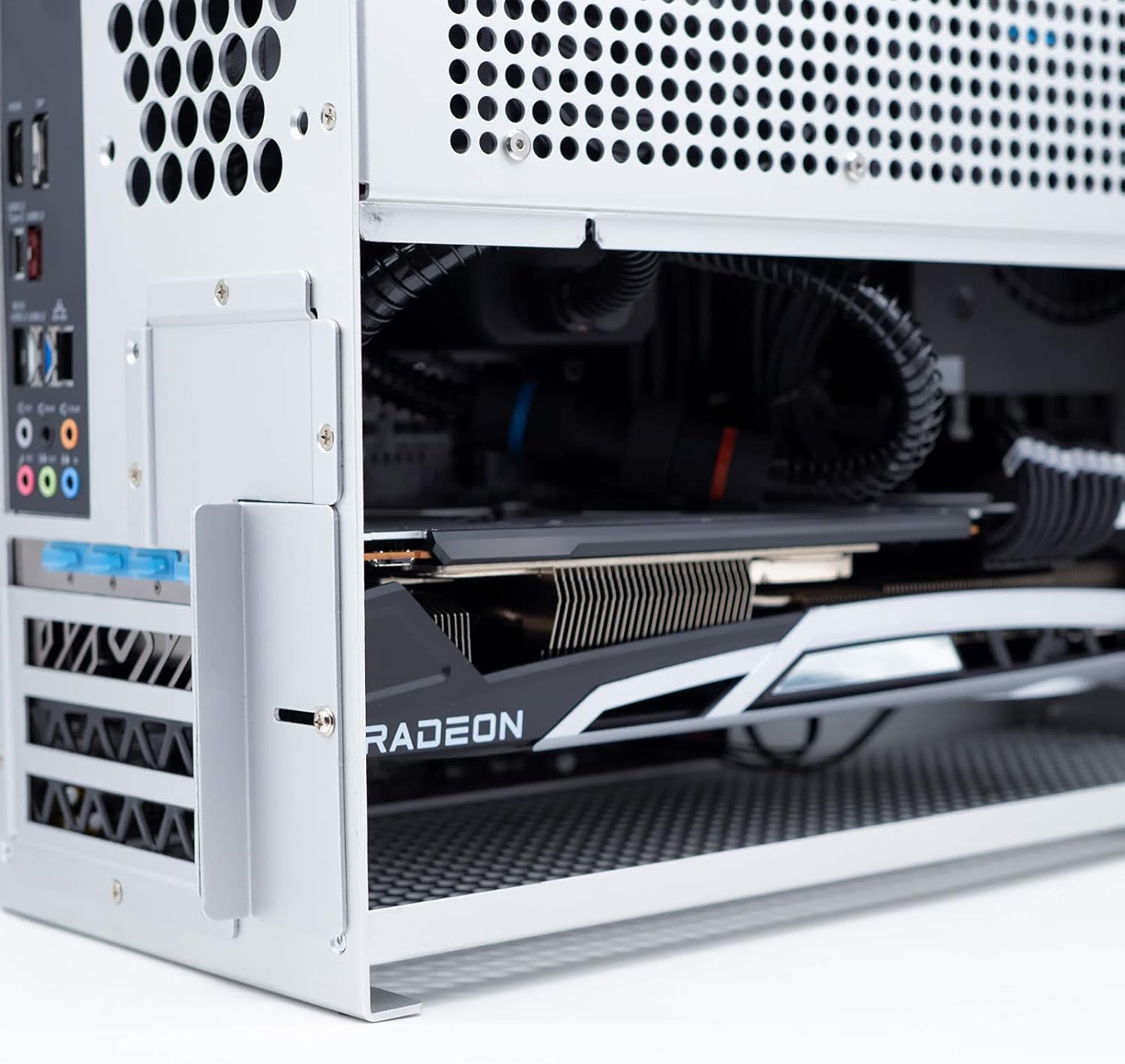 MATX PC-Case Desktop Computer Case Mid-Tower, Gaming PC Case Micro ATX Supporting ATX&SFX/SFX-L Power Supply