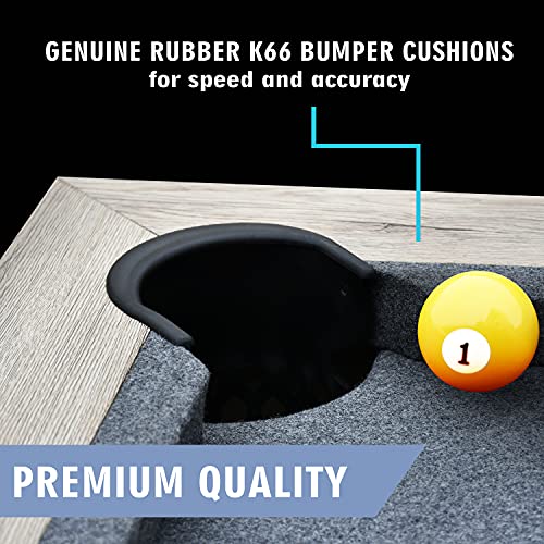 7 FT 3 in 1 Multi Game Pool Table with Dining Top Pool Table Ping Pong Table Combo, Includes Pool Table Accessories and Tennis Paddles