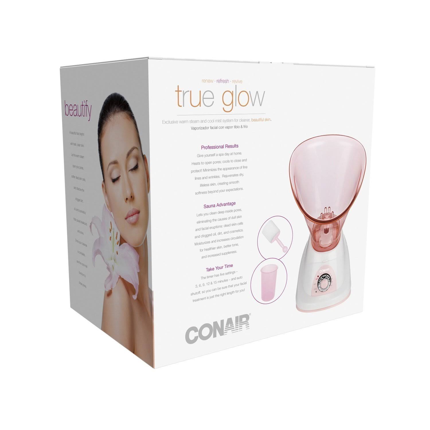True Glow by Conair Warm Steam / Cool Mist Facial Sauna