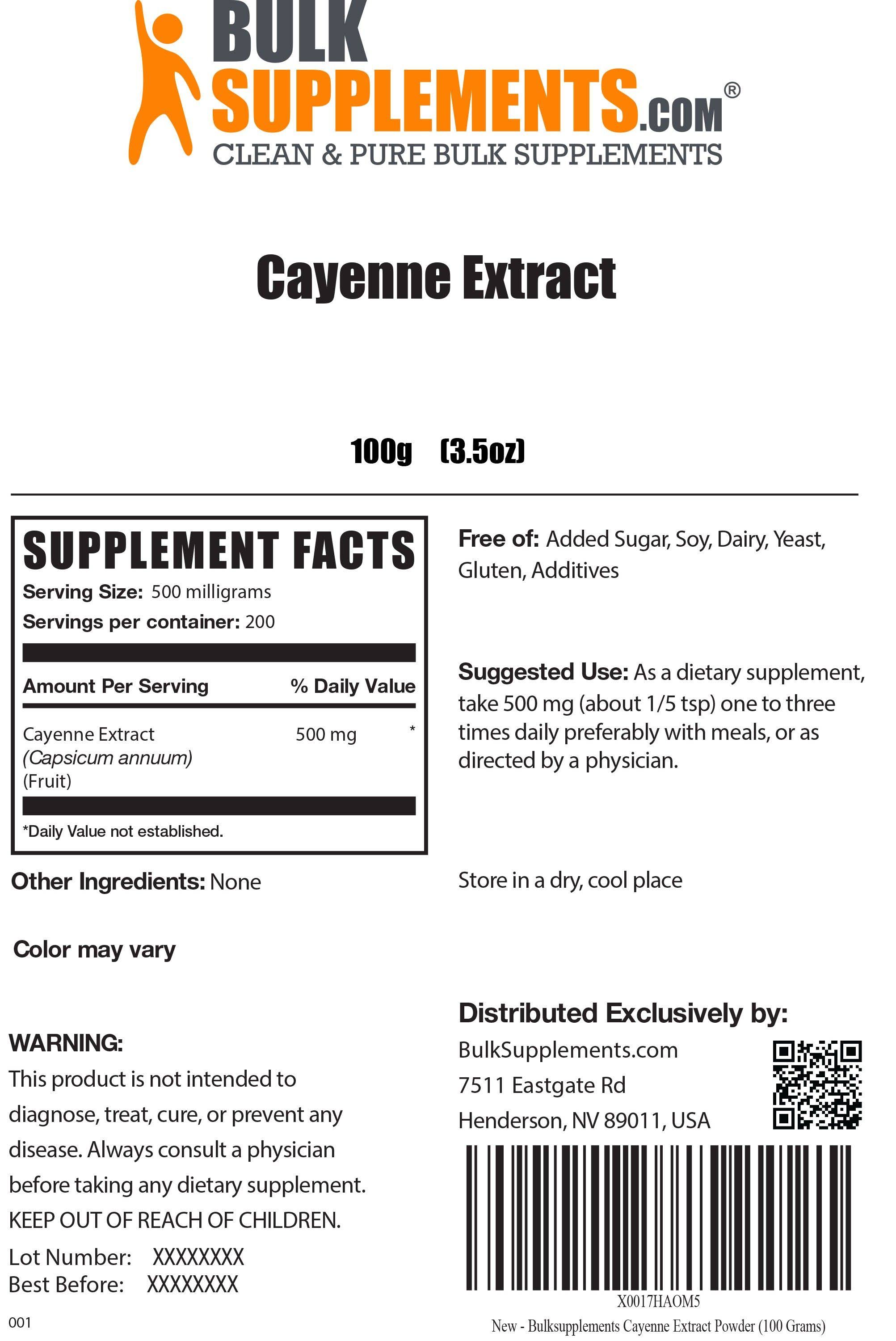 Cayenne Extract | Capsicum Annuum Extract | Cayenne Pepper Extract 5kg Pure Powder