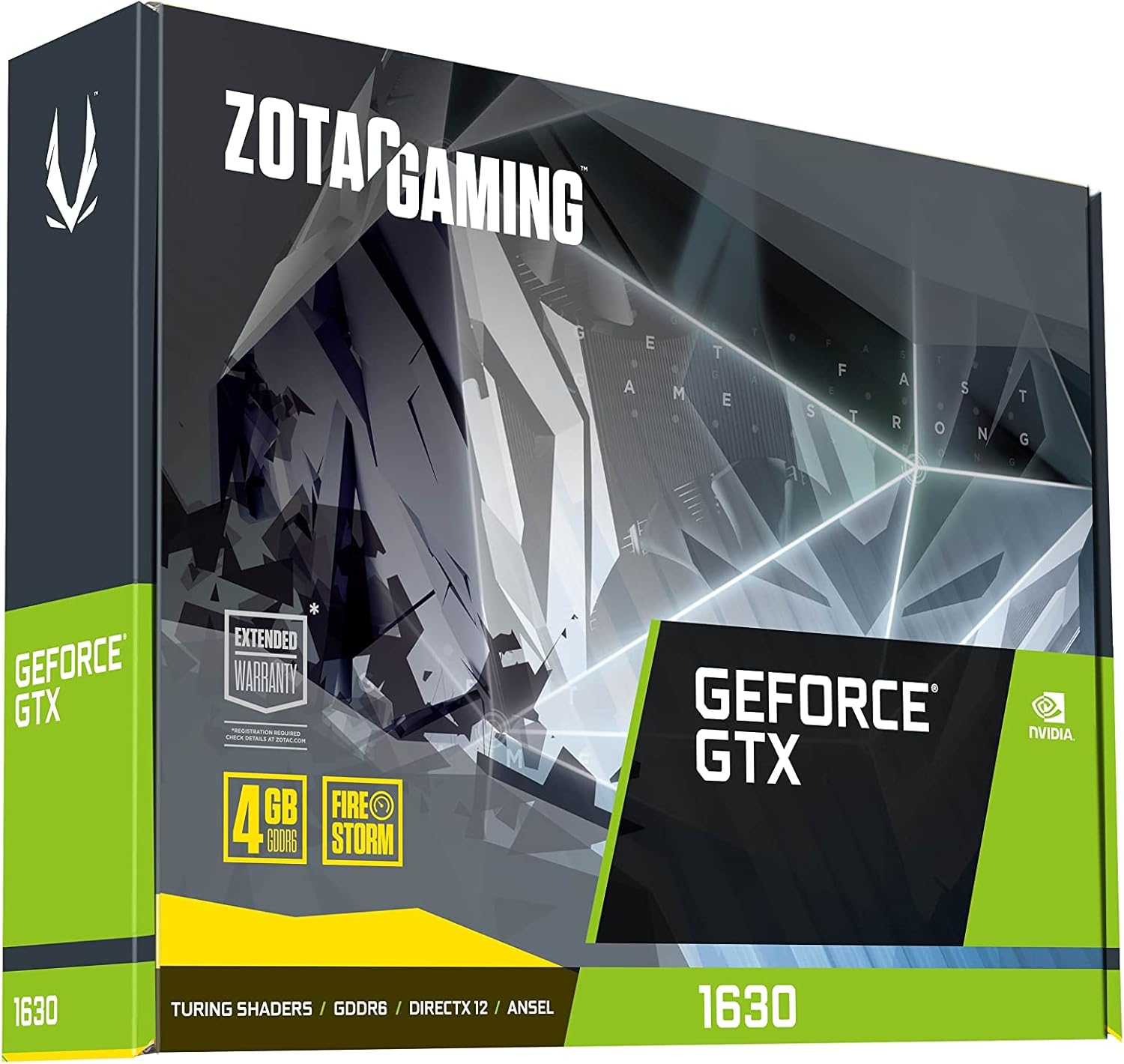ZOTAC Gaming GeForce GTX 1630 4GB GDDR6 12 Gbps 64-bit Gaming Graphics Card, Super Compact, ZT-T16300F-10L