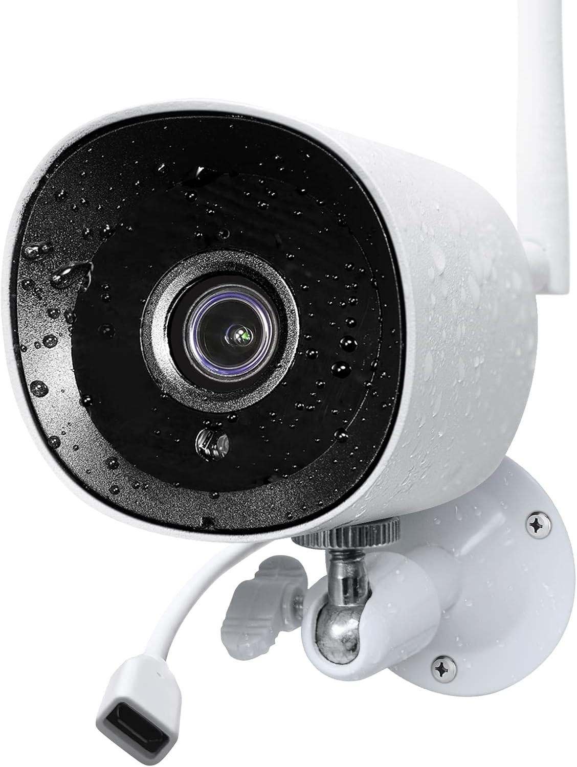 2Pack Wireless Security Cloud Camera for Outdoor/Home,1080P Full HD WiFi IP Camera with Night Vision, Motion Detection, IP66 Waterproof,Cloud Storage, Live View ,Compatible with Alexa Google Assitant