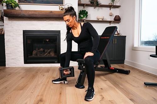 PowerBench 2.0 Adjustable Weight Bench, 7 Positions, Built-in Wheels & Handle, Innovative Equipment for Home & Commercial Gyms, Versatile Workout Bench