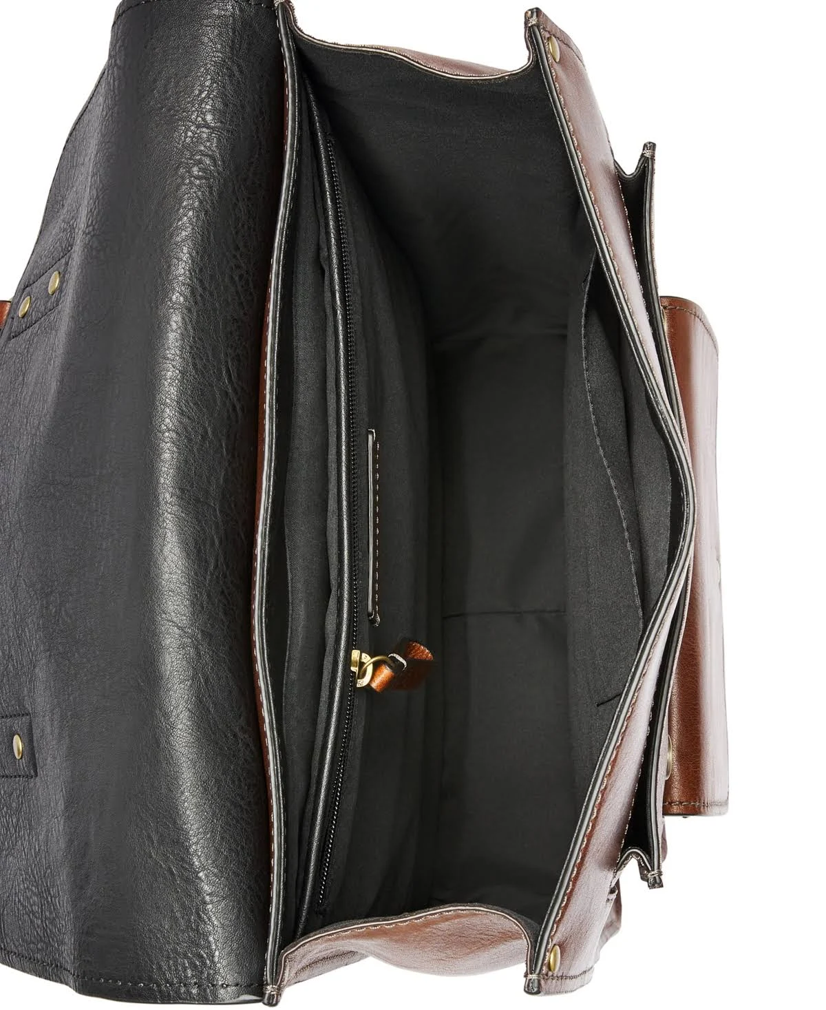 Fossil Men&s Greenville Leather Rucksack - Cognac