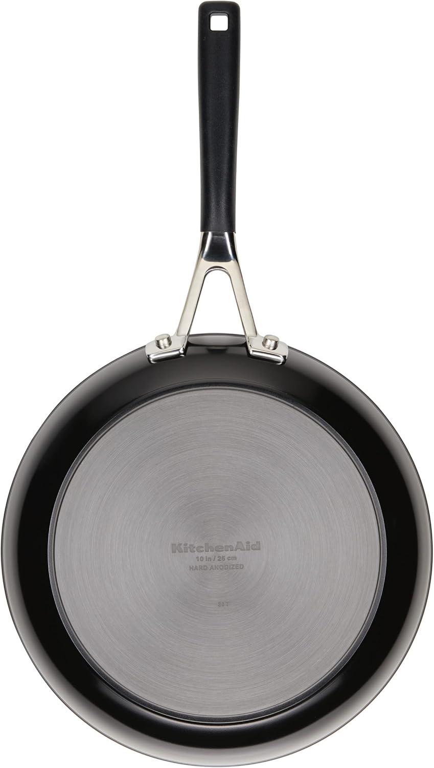 KitchenAid Hard Anodized Nonstick Cookware/Pots and Pans Set, 10 Piece, Matte Black