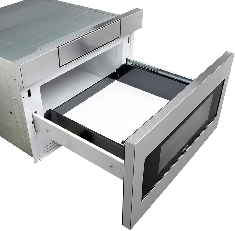 SHARP SMD3070ASY 30 inch 1.2 cu. ft. 950W Stainless Steel Microwave Drawer Oven Bundle with 3 YR CPS Enhanced Protection Pack (E93SHSMD3070ASY)