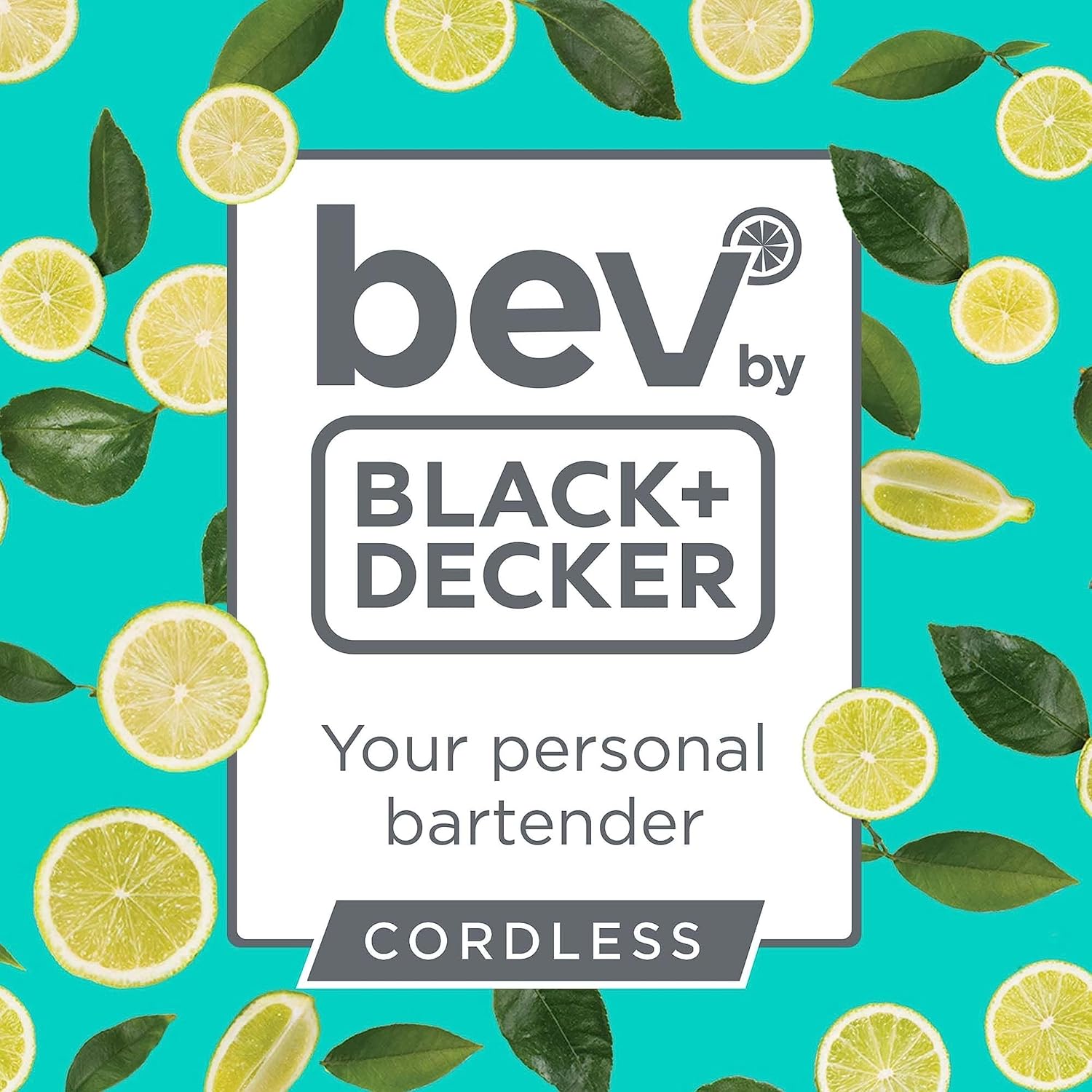 BLACK+DECKER bev by BLACK+DECKER Cordless Cocktail Maker Machine and Drink Maker for Bartesian capsules (BCHB101)