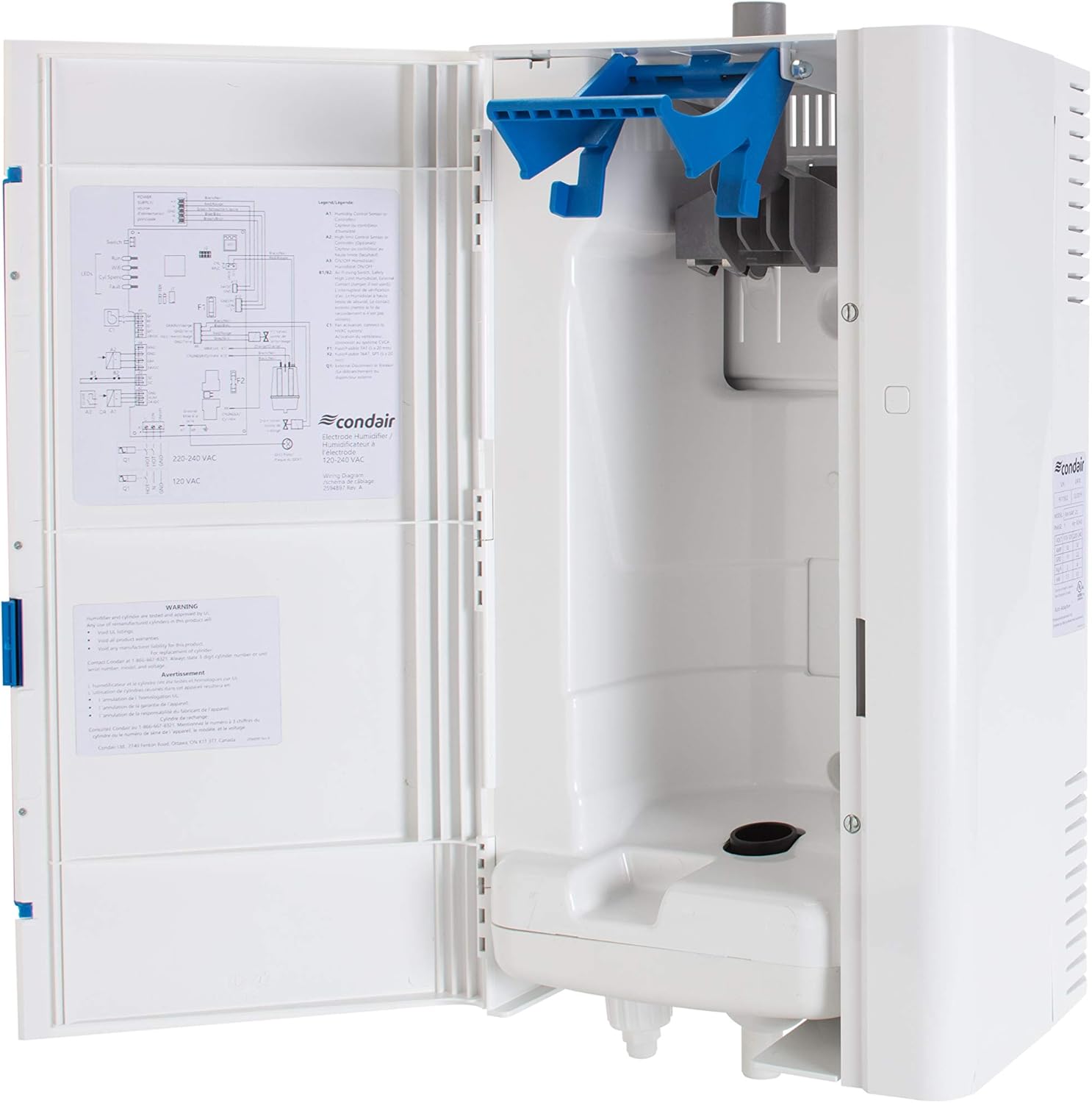 HumiLife - Residential Whole House Steam Humidifier - Direct Furnace Mount or Remote Mount System - Covers up to 5,000 sq. ft. - Precise Humidity Control Solution