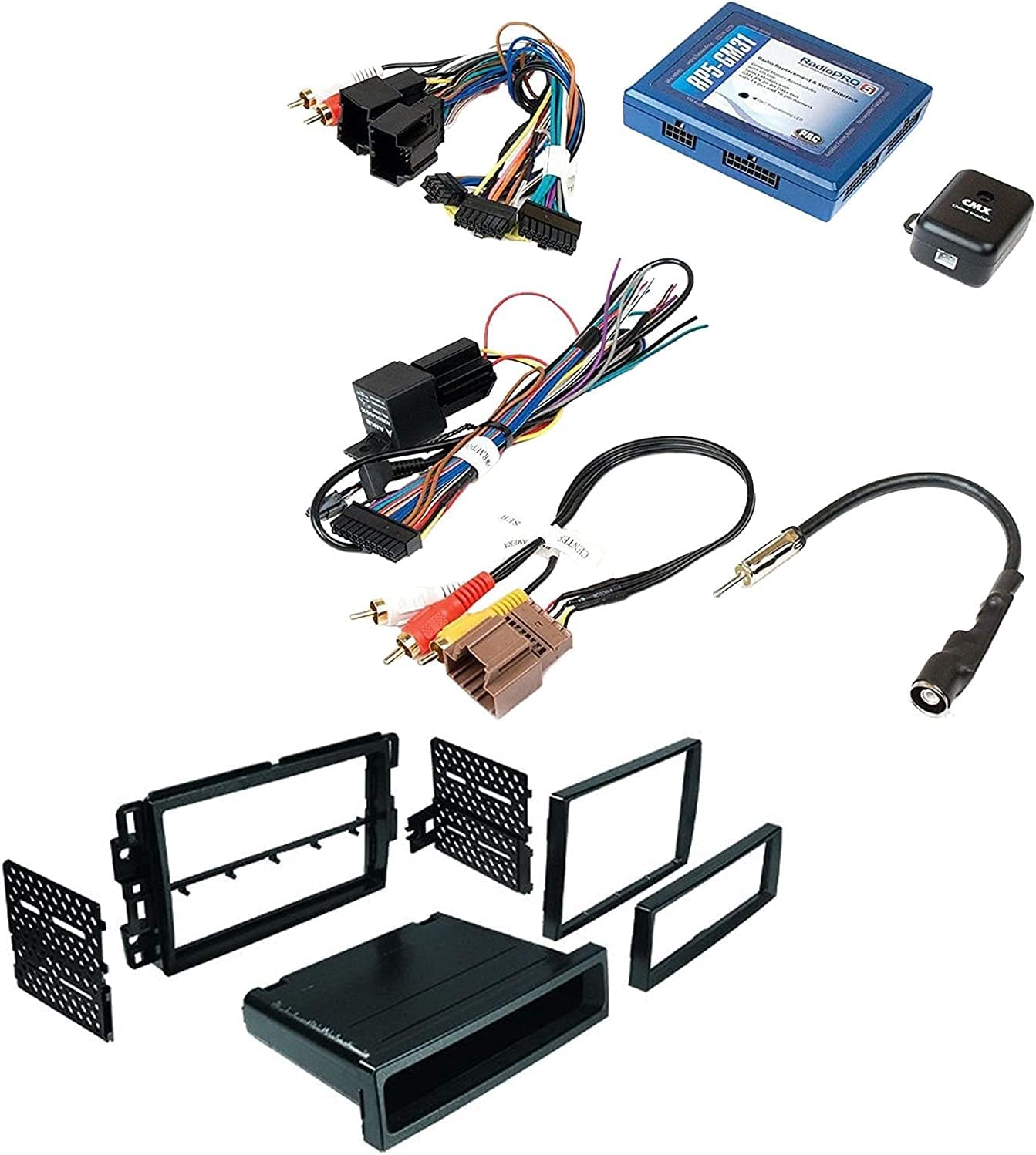 PAC RP5-GM31 Radio Replacement Interface with Built-In OnStar Package for 2007-2012 Yukon/XL/Denali Vehicles