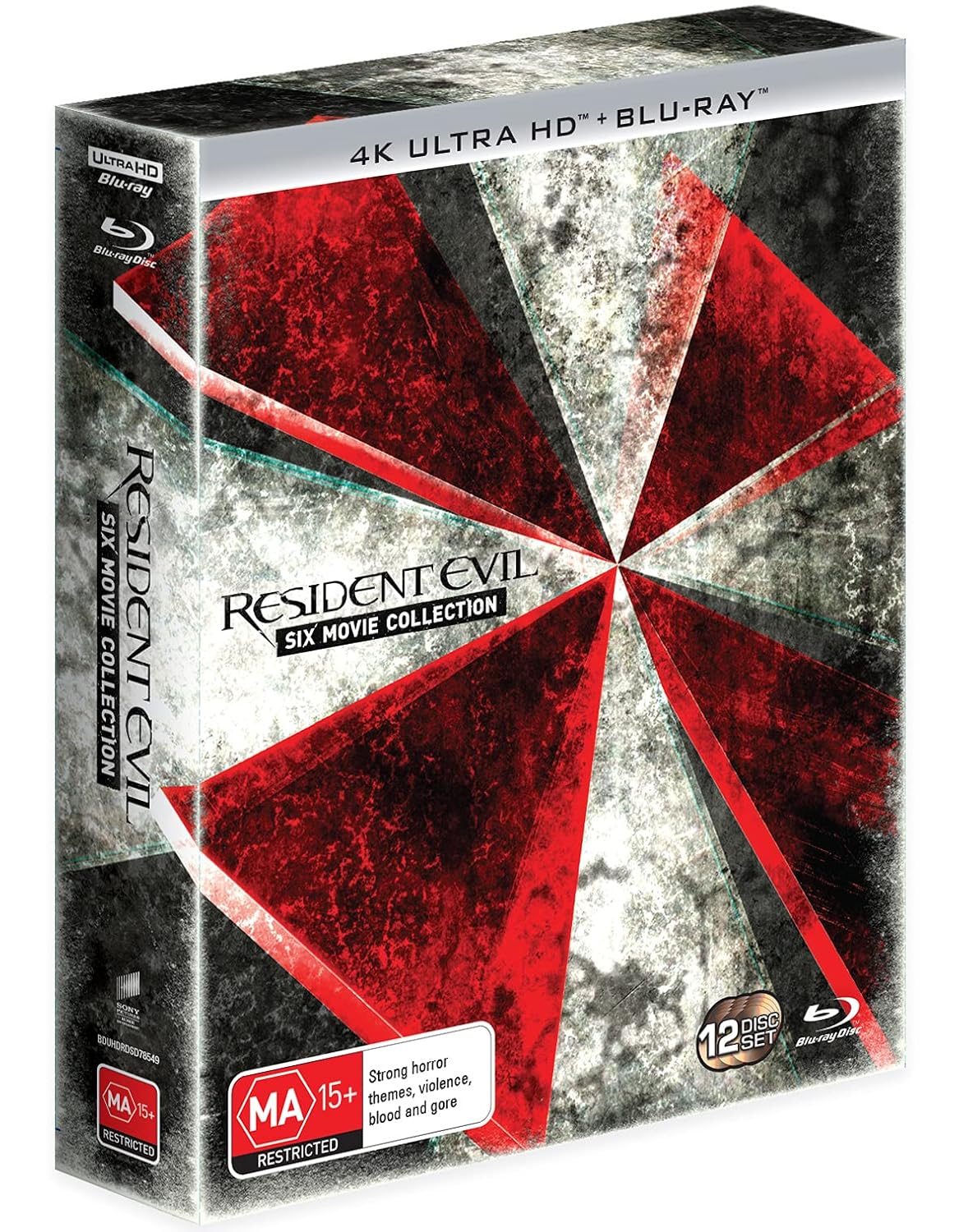 Resident Evil: 6 Film 4K Collection (Resident Evil/Resident Evil: Afterlife/Resident Evil: Apocalypse/Resident Evil: Extinction/Resident Evil: Retribution/Resident Evil: The Final Chapter)