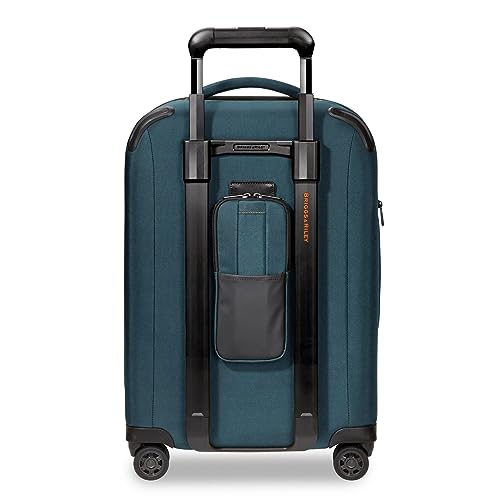 Briggs & Riley Domestic 22" Carry On Expandable Spinner - Luggage for Travel, Suitcases with Wheels, Softside Rolling Bag for Men & Women, Self-Repairing Zipper - ZDX Collection, Hunter