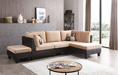 Edward Sectional, Tan