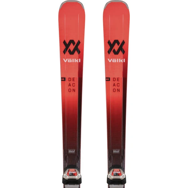 2021 Volkl Deacon 80 Skis w/ Lowride XL 13 FR Bindings - 182