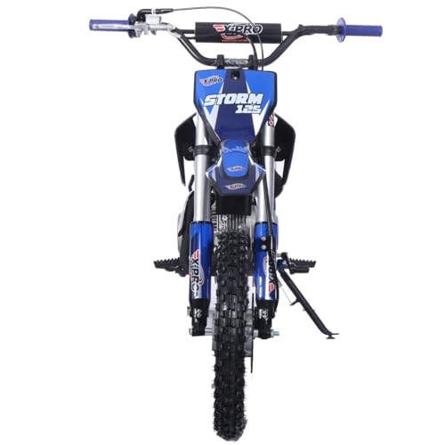 X-PRO 125cc Kids Dirt Bike Pit Bike Youth Dirt Pit Bike with 4-Speed Semi-Automatic Transmission, Big 14"/12" Tires!