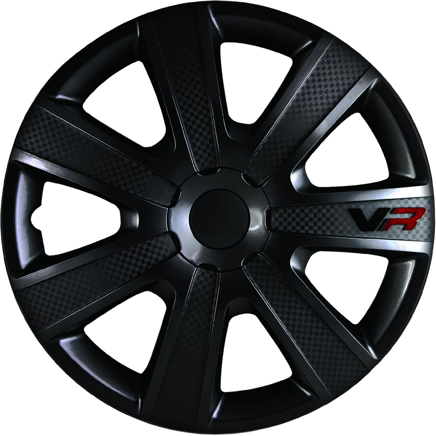 Alpena 58259A VR Carbon Wheel Cover Kit - Black - 15-Inch - Pack of 4