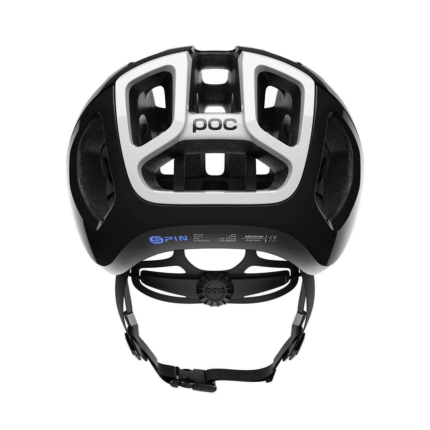 POC Ventral Air Spin Helmet Uranium Black Raceday Medium