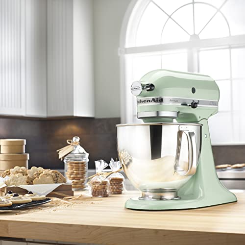 KitchenAid Artisan Series 5 Quart Tilt Head Stand Mixer with Pouring Shield KSM150PS, Removable bowl, Aqua Sky