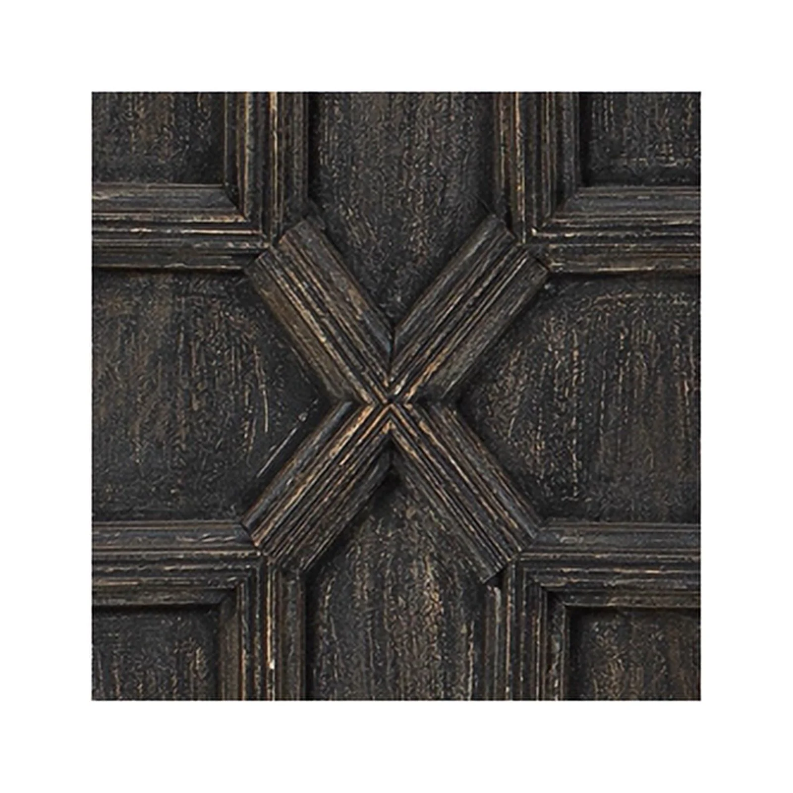 Ashley Furniture Roseworth Wood Accent Cabinet in Distressed Black