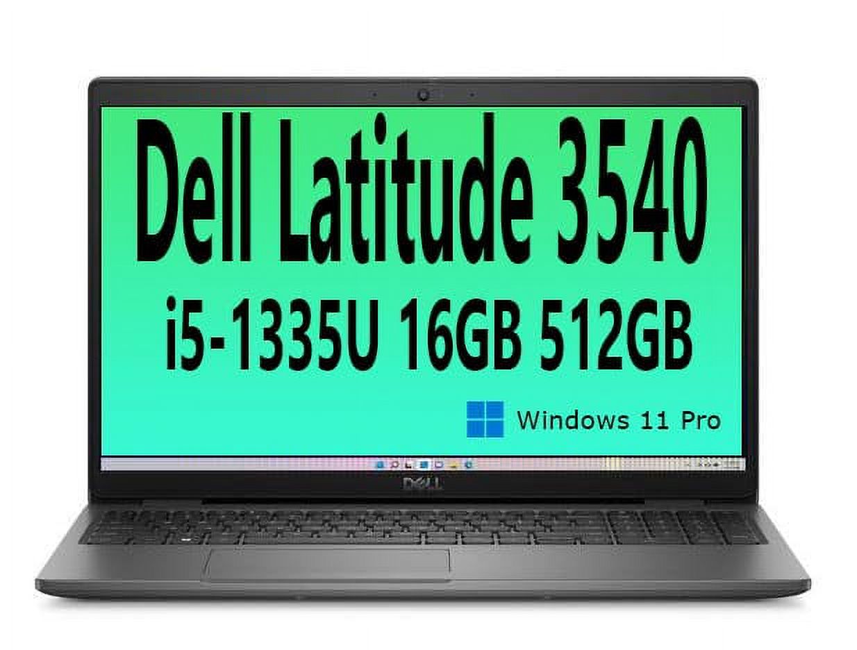 OEM Dell Latitude 3540 Notebook 15.6” FHD, Intel Quad Core i5-1335U (Beats i7-1270P), 16GB RAM, 512GB NVMe, WiFi 6, BT, HD Webcam, RJ-45, W11P, Business Laptop