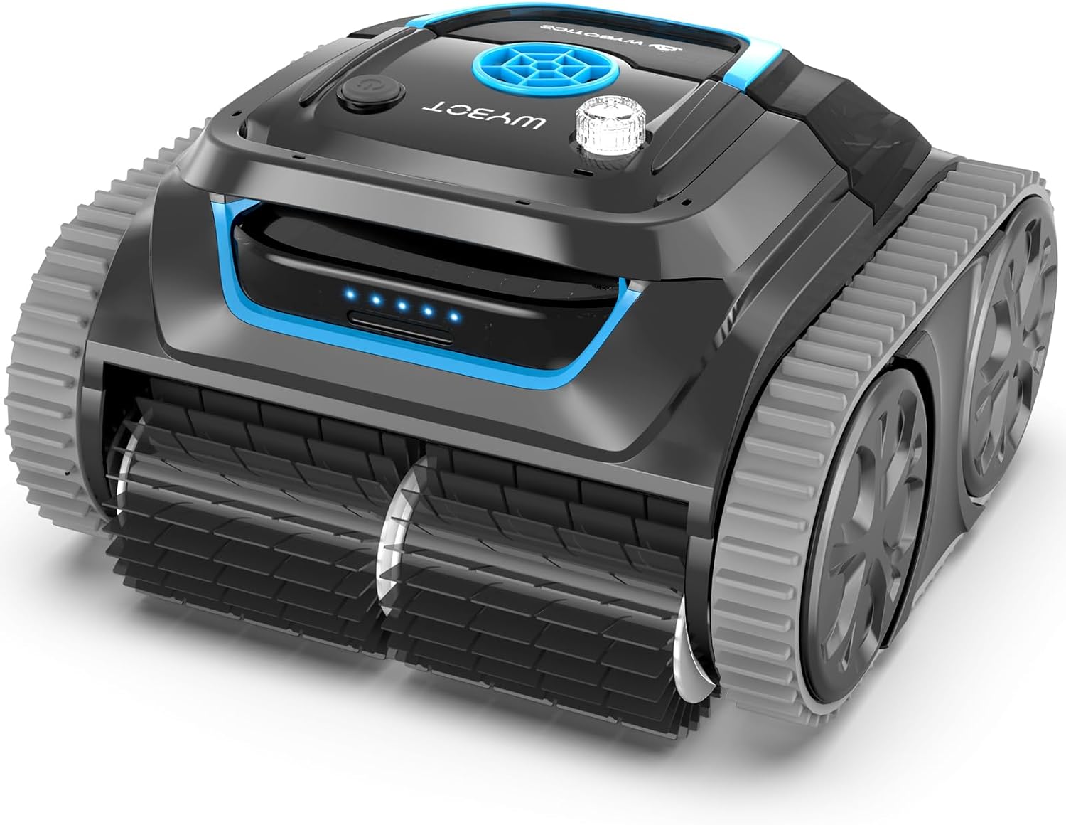(2024 New) WYBOT S1 Premium Wall Climbing Cordless Pool Vacuum, Robotic Pool Cleaner Pool Robot with Smart Mapping, Powerful Suction, APP Mode, 180mins Runtime, Fast Charing Fit for Inground Pools