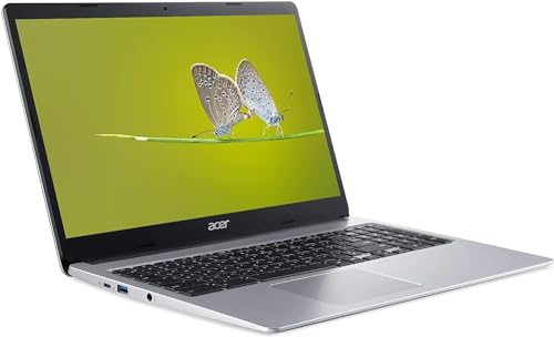 Acer 2022 15inch HD IPS Chromebook, Intel Dual-Core Celeron Processor Up to 2.55GHz, 4GB RAM, 32GB Storage, Super-Fast WiFi Up to 1300 Mbps, Chrome OS-(Renewed) (Dale Silver)