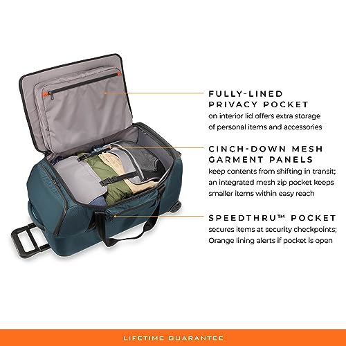 Briggs & Riley Travel Duffel Bag - Weekender & Overnight Luggage for Women & Men, Softside Bag - ZDX Collection