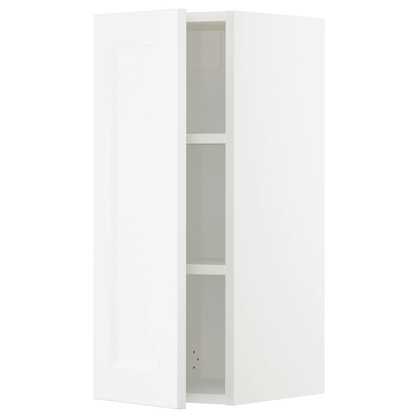 IKEA - SEKTION Wall Cabinet, white/Axstad Matt White, 12x15x30