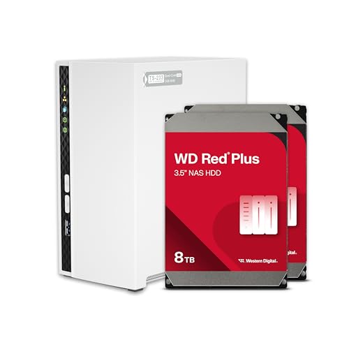QNAP 4 Bay NAS with 12TB Storage Capacity, Preconfigured RAID 5 Seagate IronWolf Drives Bundle, 2.5GbE Ports (TS-433-4G-44ST-US)