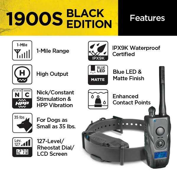 Dogtra 1900S Black Edition 1 Mile Remote Trainer - Pet Supplies online store