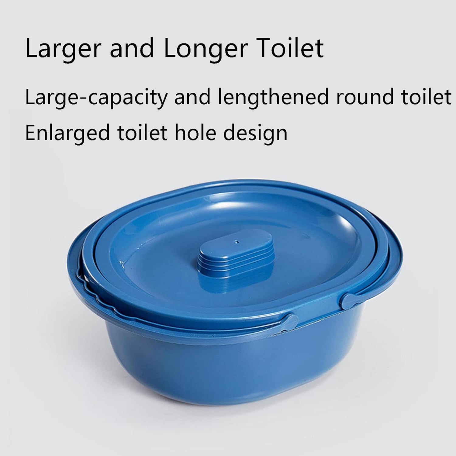 Commode Mobile Chair, Transport Shower Wheelchair with Padded and Brakes Casters, Mobile Bedside Commode, for Seniors and Disabled