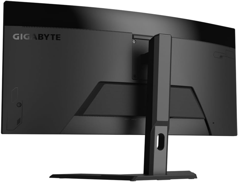 Gigabyte GS34WQC 34" 120Hz 1440P Curved Gaming Monitor, 3440x1440 VA 1500R Display, 1ms (MPRT) Response Time, HDR Ready, FreeSync Premium, 1x Display Port 1.4, 2X HDMI 2.0,Black