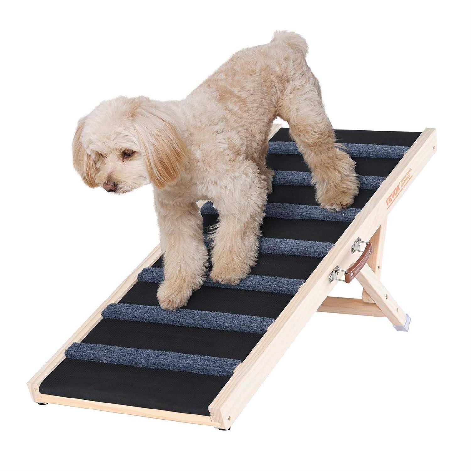 VEVOR Dog Ramp Folding Pet Ramp for Bed Adjustable Dog Ramp for Small - Pet Supplies online store