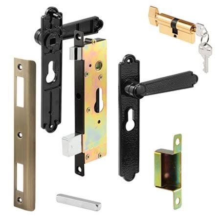 CRL K5092 Black Screen and Storm Security Door Mortise Lock for Academy Doors