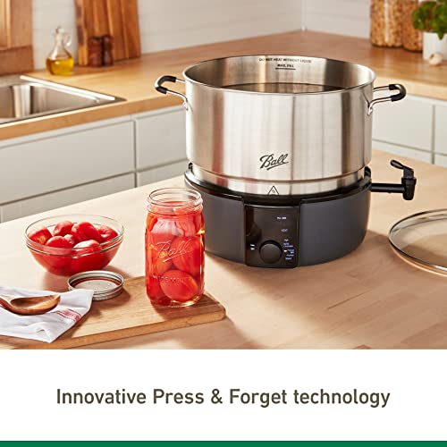 Ball EasyCanner Electric Water Bath Canner, 21 quart, Silver