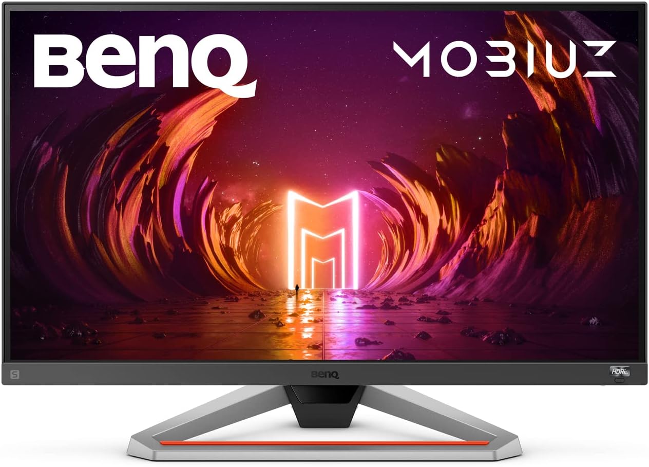 BenQ MOBIUZ EX3210U 32” 4K True HDMI 2.1 144Hz White Gaming Monitor, UHD (3840 x 2160), IPS, 1ms, FreeSync, HDR, Eye Care, Display Port, USB 3.0, Remote Control, Microphone with AI Noise Canceling